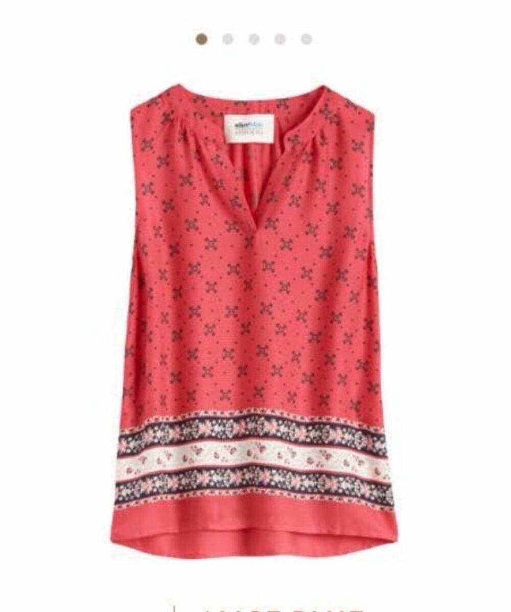 Alice Blue Tank Top Blouse Size M
